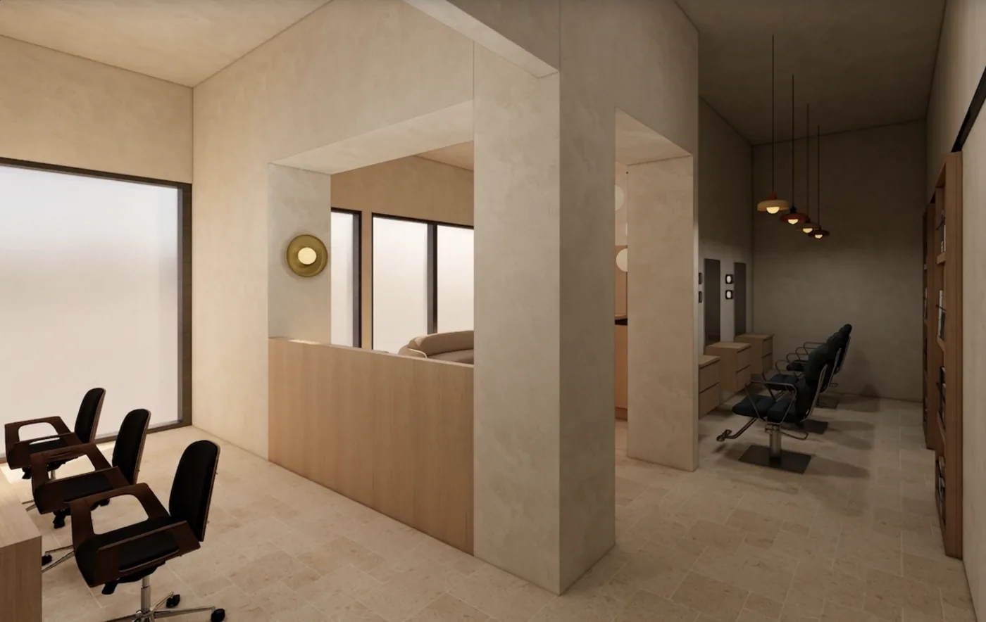 Spa treatment room